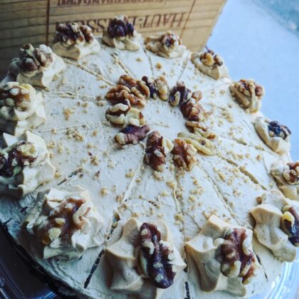 Carrot Coffee and Walnut Cake